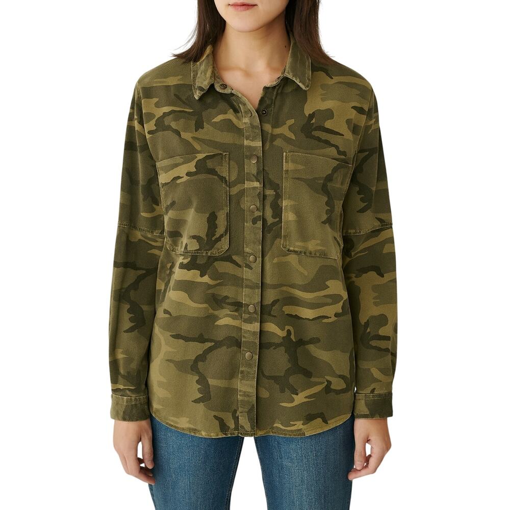 Forever 21 Camo Army Print Casual Jacket Shacket Casual Small